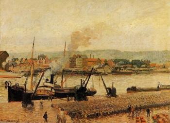 卡米耶 畢沙羅 Morning, after the Rain, Rouen 卡米耶 畢沙羅 Morning, after the Rain, Rouen